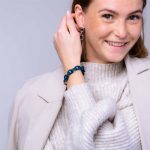 bratara albastru petrol X Jewellery