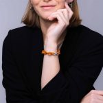 bratara culoare coniac cu inchizatoare din argint