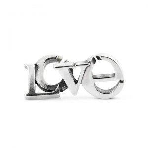 link din argint cu inscriptia LOVE
