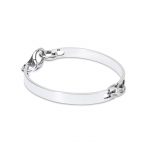 Bratara bangle cu inchizatoare din argint
