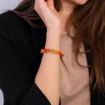 Bratara curcubeu nuante calde X Jewellery