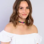 Chocker Curcubeu din cauciuc colorat X Jewellery